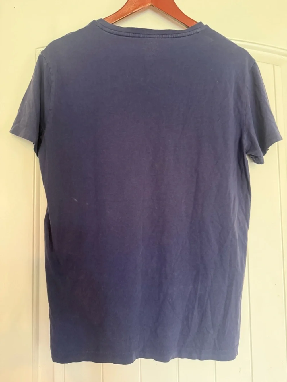 Polo by Ralph‎ Lauren Navy V-Neck Tee with Red Pony